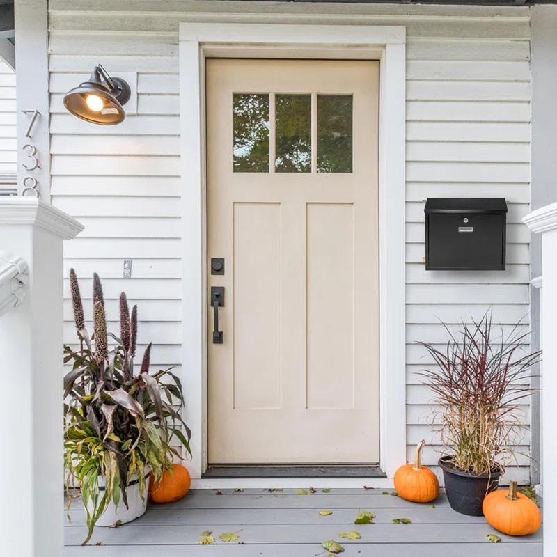 Fine Art Lighting Fine Art Living Wall Mounted Locking Steel Mailbox