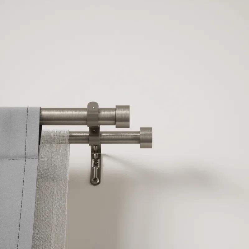 Cappa Drapery Solutions Double Curtain Rod