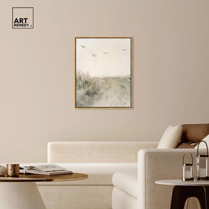 Art Remedy Gaviotas Canvas Boho Minimalist Abstract Wall Art by Art Remedy