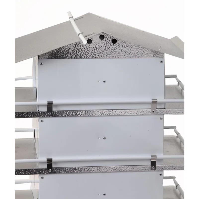 Birds Choice Birds Choice Large Coates Original 4-Level, 16-Suite Purple Martin Bird House, White/Grey