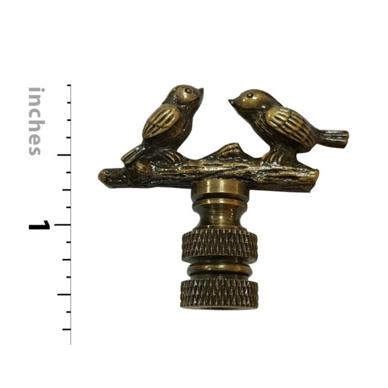 Royal Designs F-5034AB-1 Birds on Tree Branch Lamp Finial