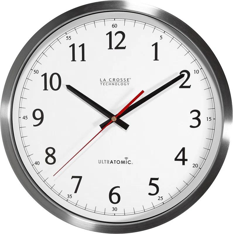 Weatherholt 14" UltrAtomic Metal Wall Clock