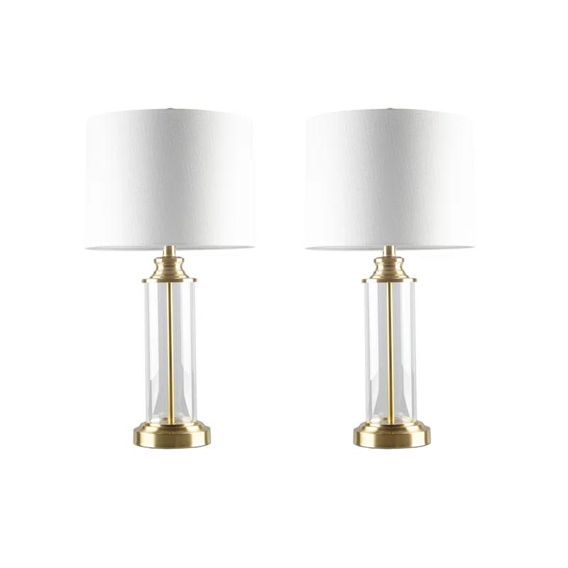 Mercer41 Clarity Cylinder Table Lamp Set of 2
