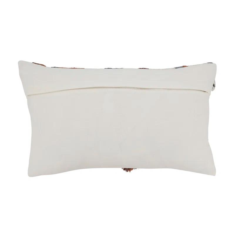 Saro Thana Collection Tassels Cotton Throw Pillow