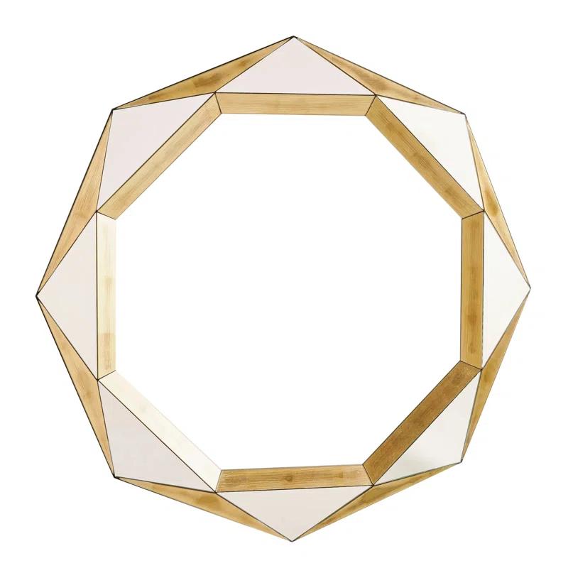 Madeleine Mirror-Gold Leaf