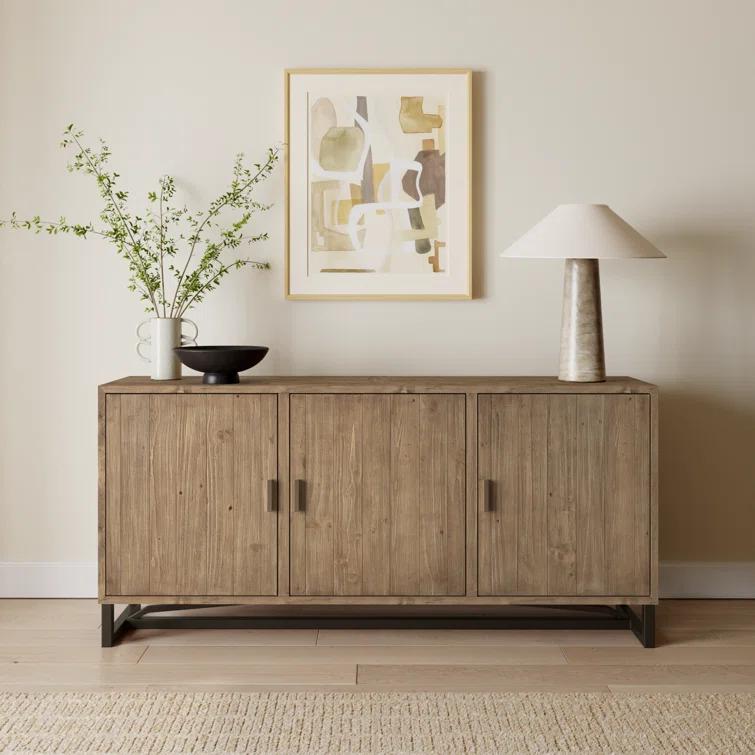 Lopez 68" Wide Pine Wood Sideboard