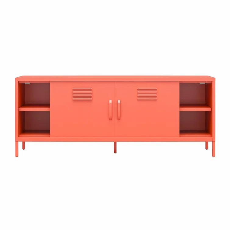 Novogratz Cache Metal Locker-Style TV Stand for TVs up to 65"
