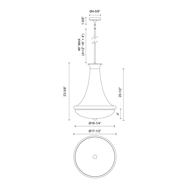 Alora Mood Marcel 4 - Light Outdoor Pendant