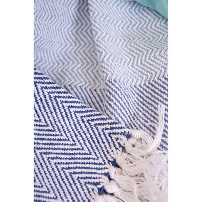 Design Imports Hand Woven Throw Blanket