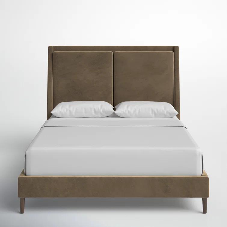 Rexford Platform Bed - Cream / Queen