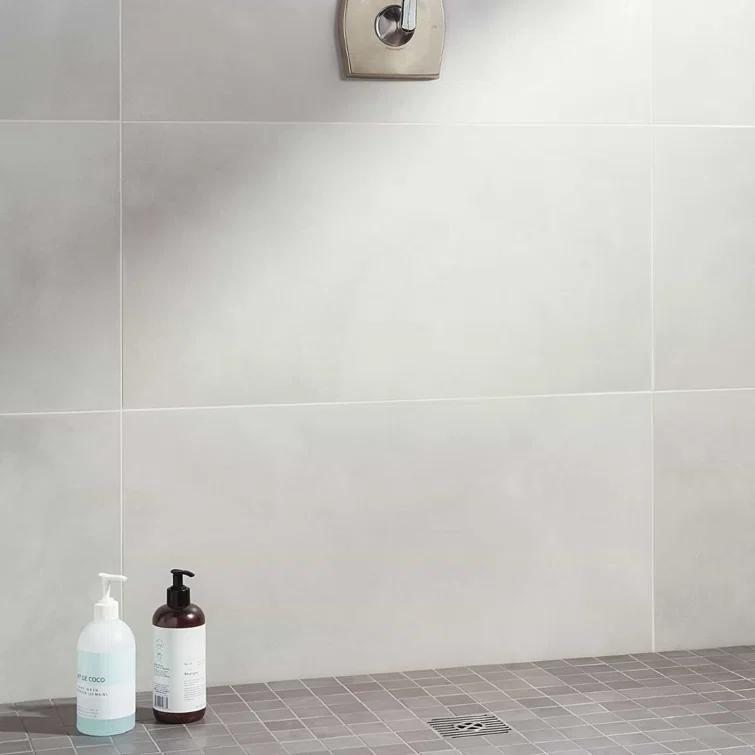 Bond Tile Ryx 15.74 in. x 31.49 in. Matte Porcelain Concrete Look Floor and Wall Tile (13.77 Sq. Ft. / Case)