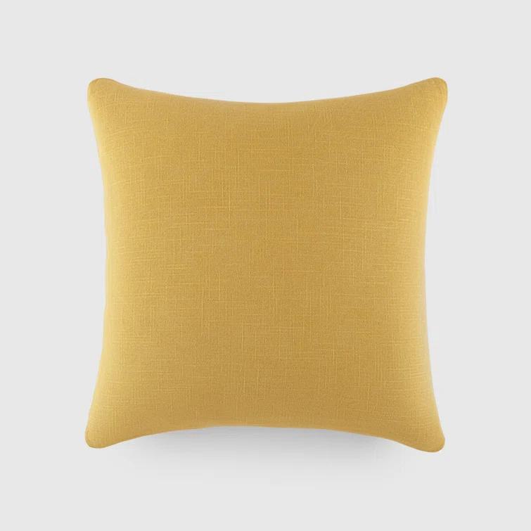 Becky Cameron Solid Cotton Throw Pillow