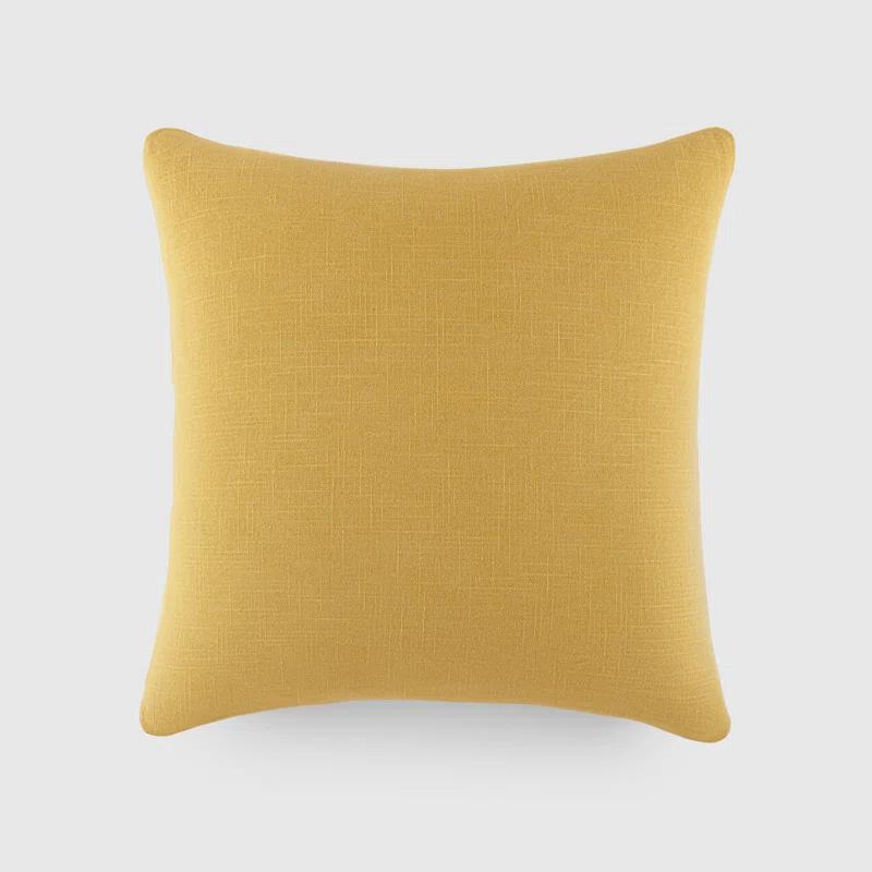 Becky Cameron Solid Cotton Throw Pillow