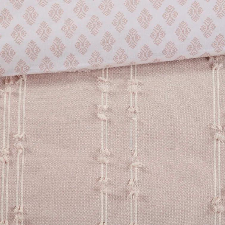 INK+IVY 3 Piece Cotton Jacquard Bedding Set