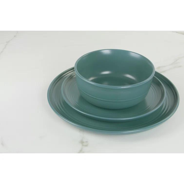 Ten Strawberry Street Double Line 10.5" Dinner Plate (Set of 6)