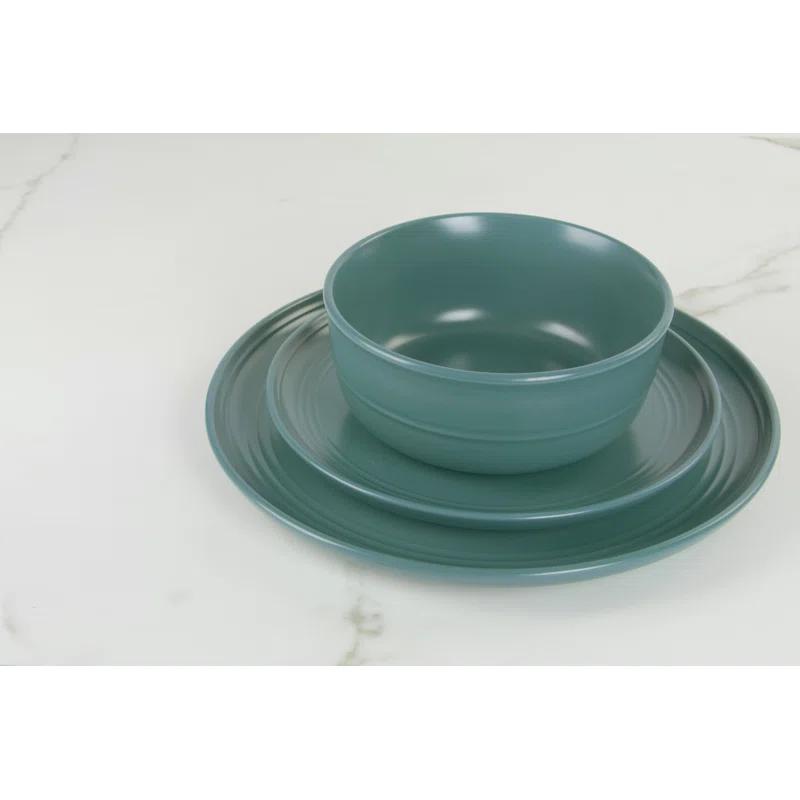 Ten Strawberry Street Double Line 10.5" Dinner Plate (Set of 6)