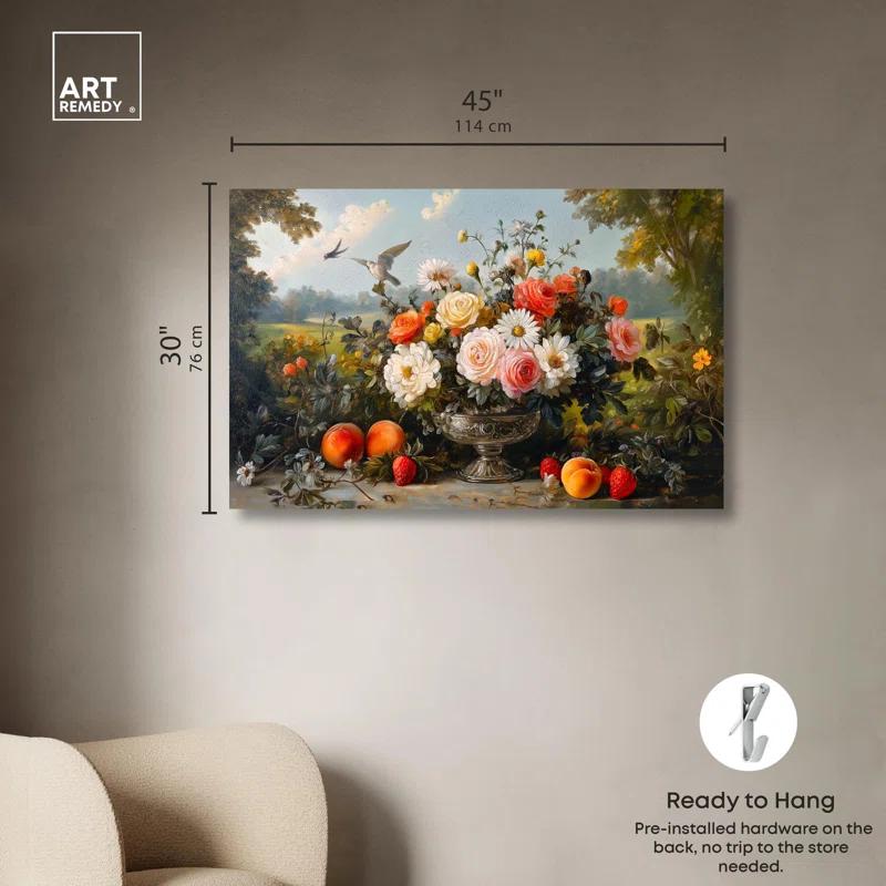 Art Remedy Dreamscape Flora II Canvas Classic Floral Art by Art Remedy