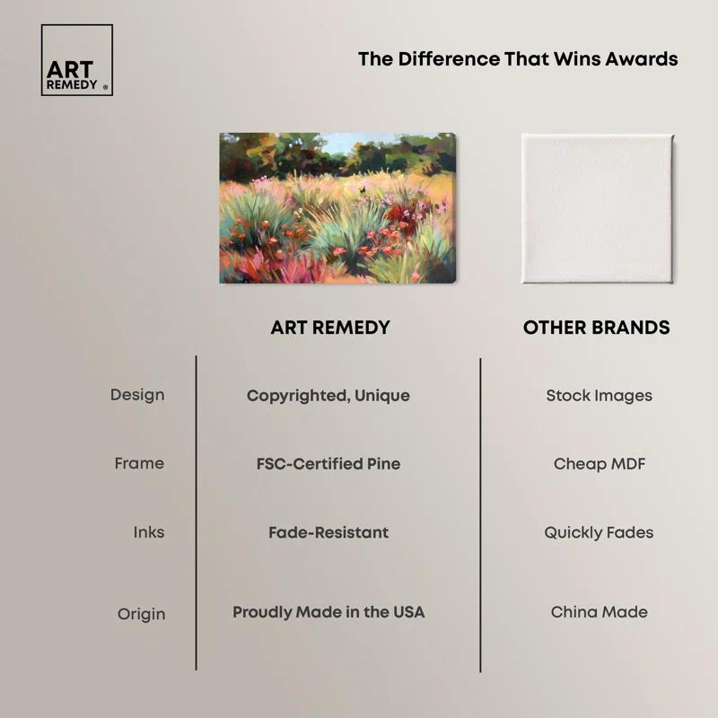 Art Remedy Rose Garden Harmony Canvas Classic Floral Art by Art Remedy