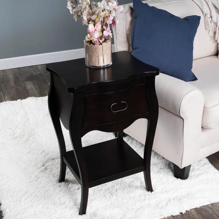 Rustic Blue - Blue - Rectangular - Mango wood solids, MDF - BUTLER ROCHELLE DISTRESSED BLUE NIGHTSTAND