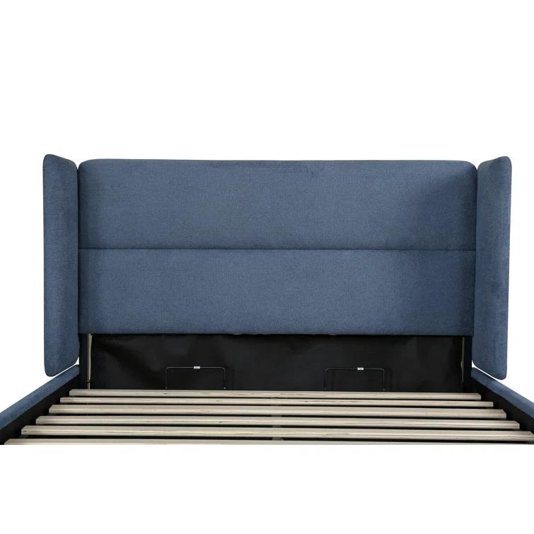 Latitude Run® Gaillarde Hydraulic Lift Up Storage Upholstered Platform Bed