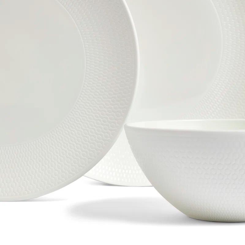 Wedgwood Gio 12 Piece Dinnerware Set, Service for 4 | Wayfair