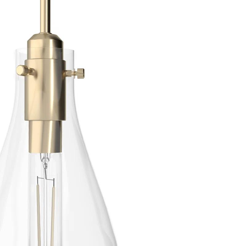 Lundin 1 - Light Single Tear Drop Pendant