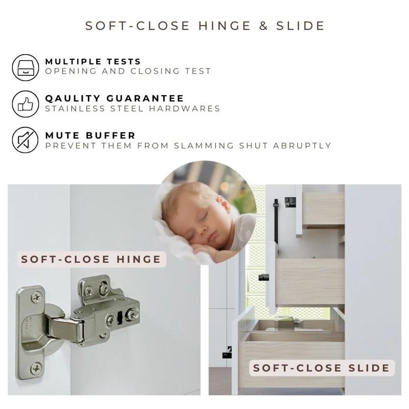 MEBO Victoria 41.7'' Single Bathroom Vanity with Acrylic Top