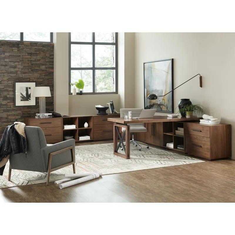 Elon 32'' Wide 2 - Shelf Storage Cabinet