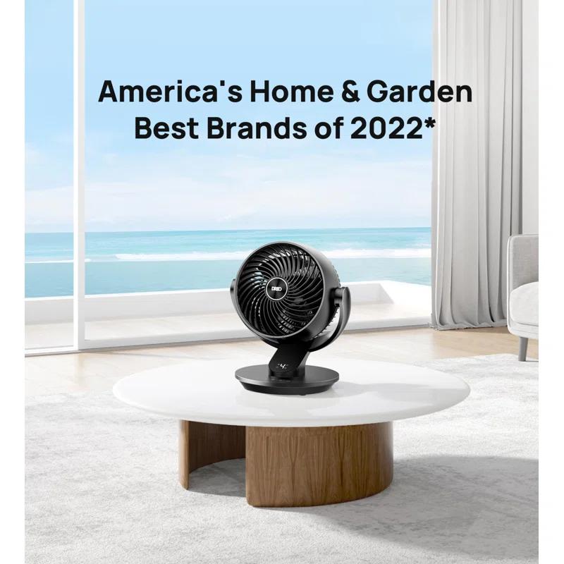 BEACHWATER POOL & SPA, LLC Table Fan For Bedroom, 13-Inch Oscillating Air Circulator Fan, 120° Tilt Adjustment, 28Db Ultra-Quiet, 70Ft Powerful Airflow, 4 Speeds Desk Fans With Remote For Whole Room, Home, Office