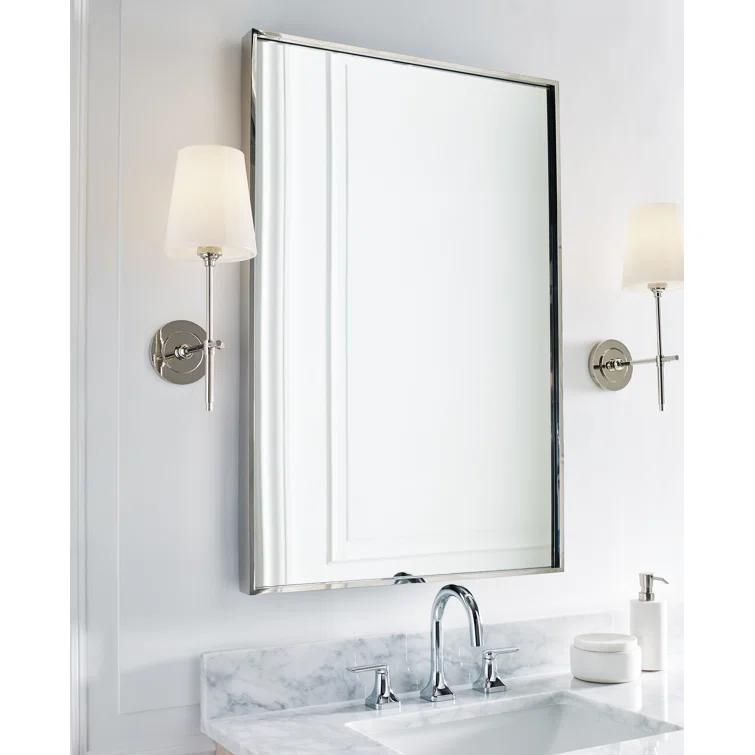 Bryant Bronze and Black 14.5" Brass Wall Sconce with White Glass Shade