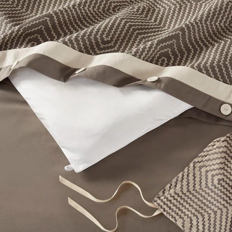 Madison Park Signature Shades of Grey Textured Comforter Set