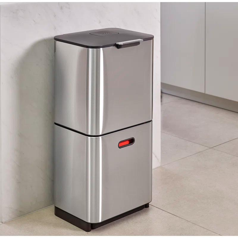 Joseph Joseph Totem Waste & Recycling Dual Kitchen Trash Can