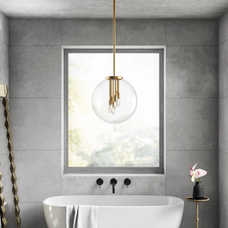 Robert Abbey Zoltar 6 - Light Dimmable Globe Chandelier