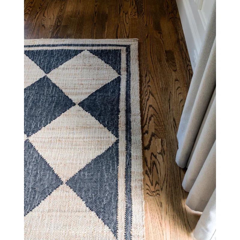 Erin Gates by Momeni Erin Gates by Momeni Orchard Court Black Hand Woven Wool and Jute Area Rug