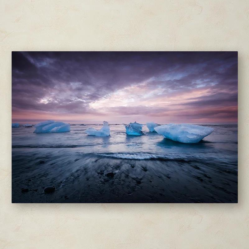 Trademark Fine Art Philippe Sainte-Laudy " Cold Evening In Iceland By Philippe Sainte-Laudy " by Philippe Sainte-Laudy