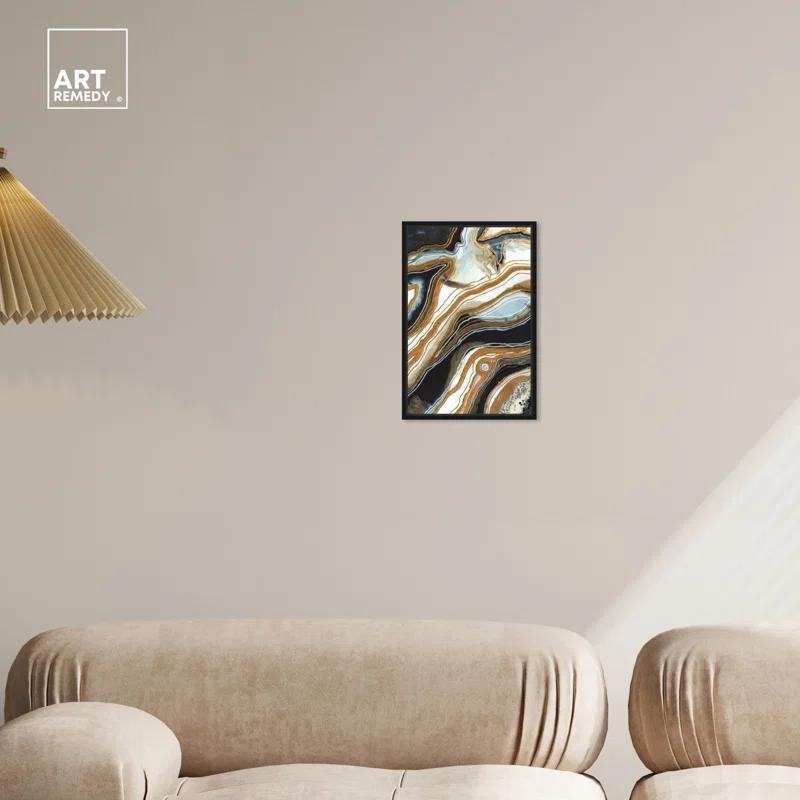 Art Remedy Black and Gold I