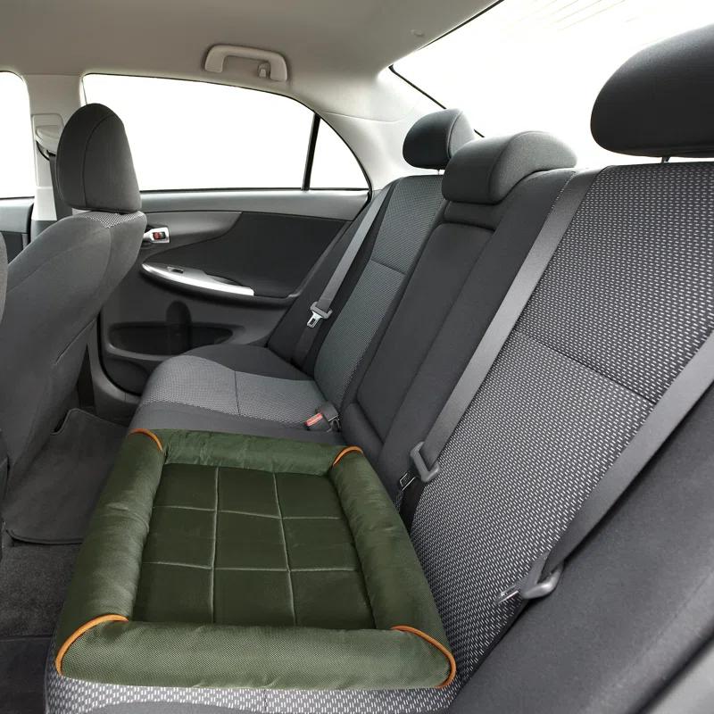 Friends Forever Nova Bolster Dog Bed Crate Pad, Washable Dog Mat for Raised Dog Bed and Dog Crate Bed