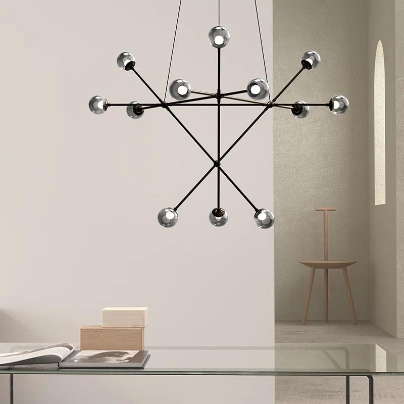 SONNEMAN Proton™ 12 - Light Dimmable LED Sputnik Sphere Chandelier