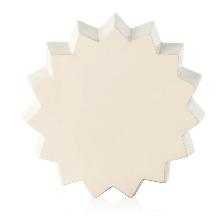 Davila Round Indoor / Outdoor Side Table - Ivory