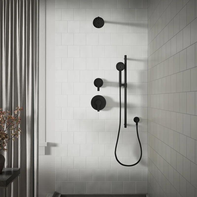 Kohler Purist 2.5 Gpm Multifunction Wall Mount Showerhead, Three Spray Settings, 5.5" High Pressure Spray Head
