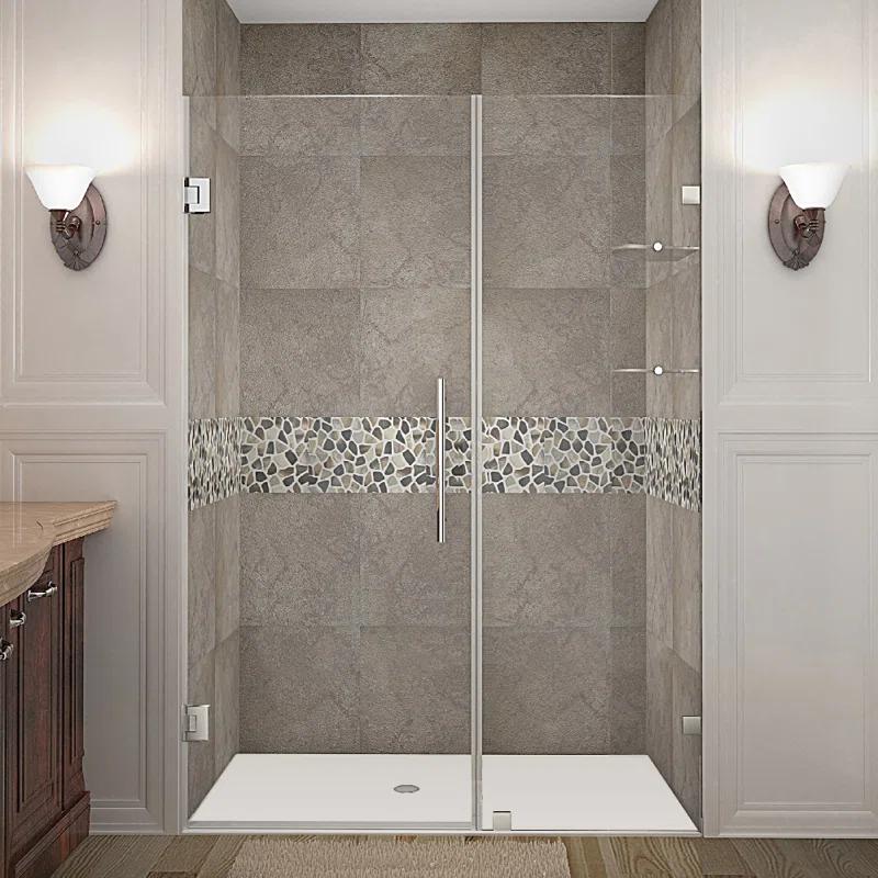 Nautis GS Hinged Frameless Shower Door