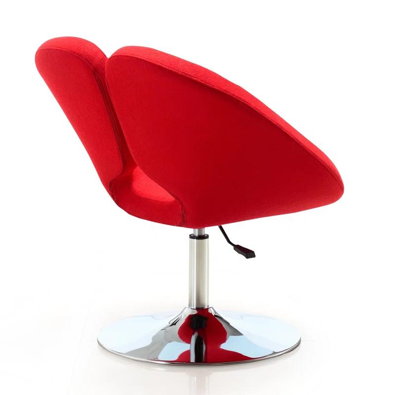 Upper Square™ Mori Upholstered Swivel Barrel Chair (Set of 2)