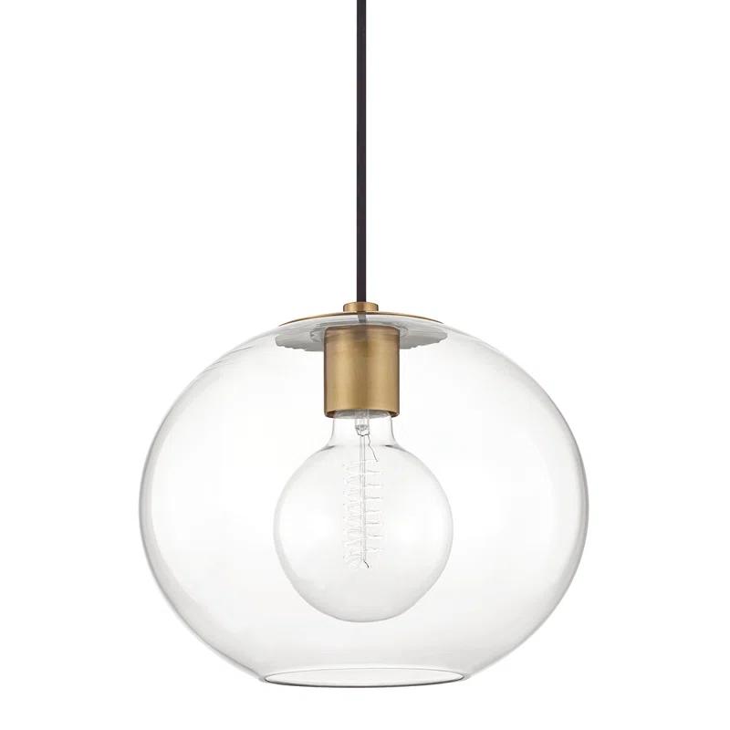 Robbie Pendant Light - Aged Brass