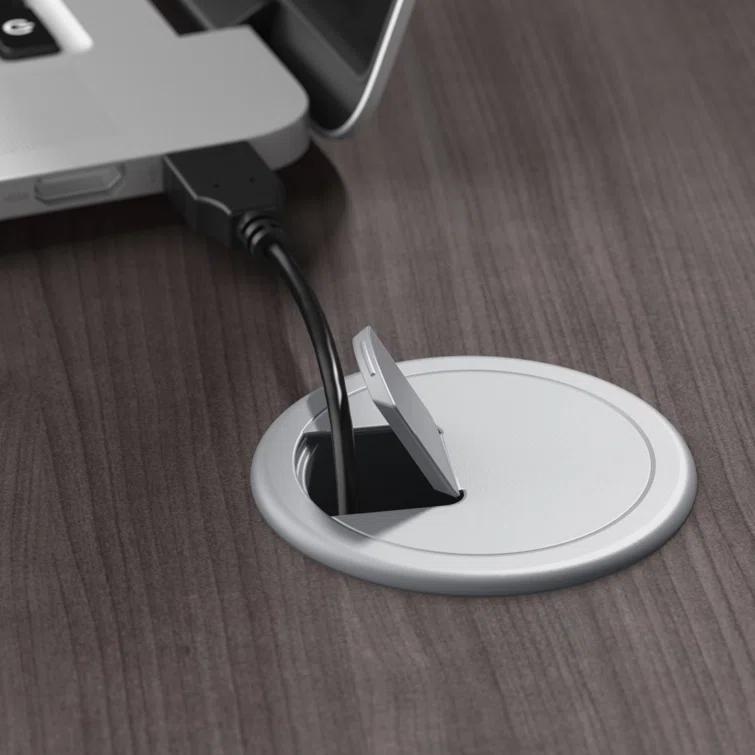 Bush Business Furniture Studio C Executive Office Desk with Mobile File Cabinet