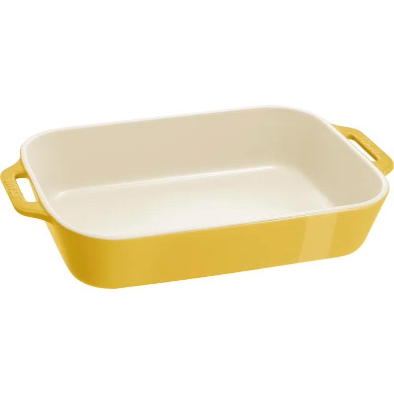 Staub ® Citron Rectangular Bakers, Set of 3
