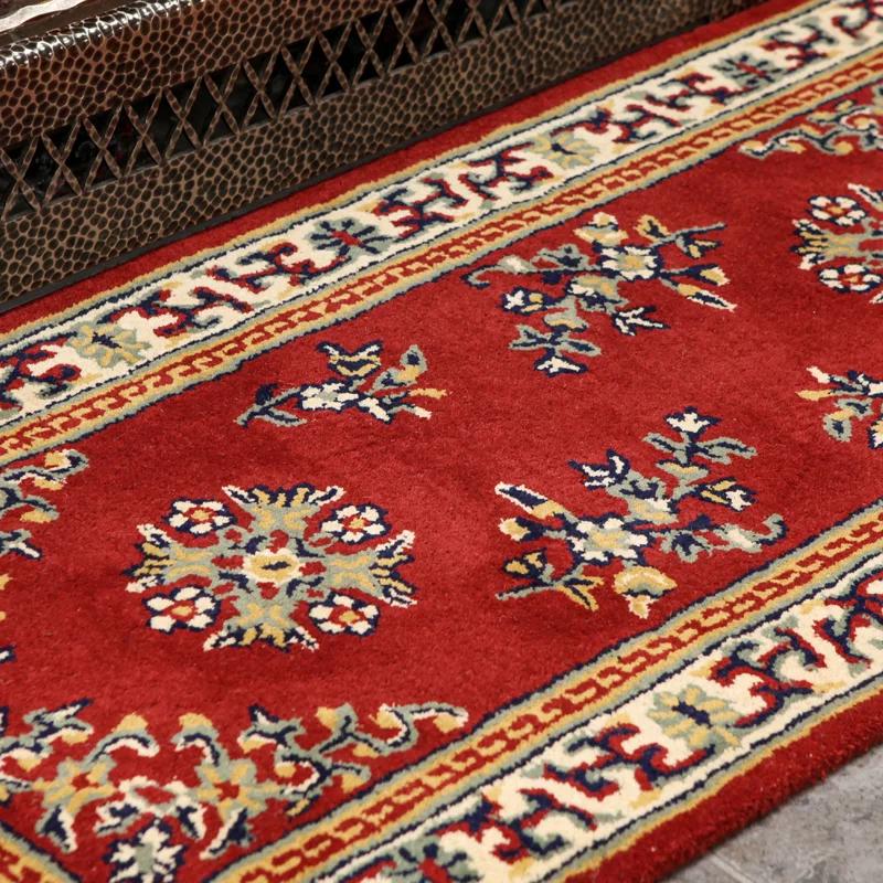 World Menagerie Geloff Hand Tufted Wool Oriental Rug