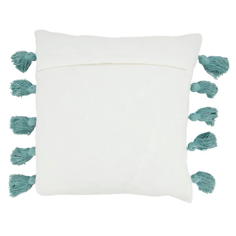 Saro Atarah Collection Striped Cotton Throw Pillow