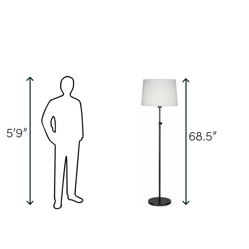 Robert Abbey Koleman 49.25'' Traditional Floor Lamp