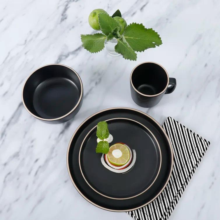 Zuma 16 Piece Dinnerware Set, Service for 4