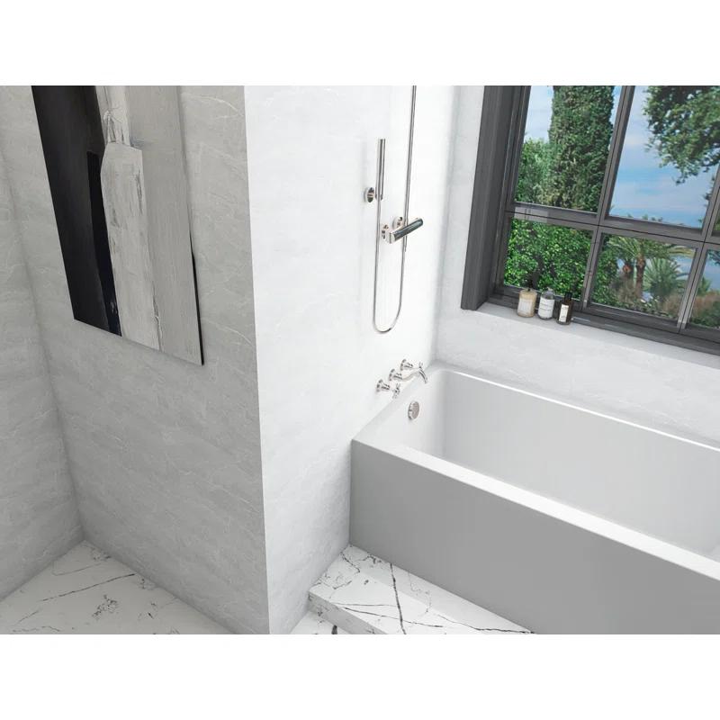Niklaus 60'' x 30'' Alcove / Tile In Soaking Bathtub
